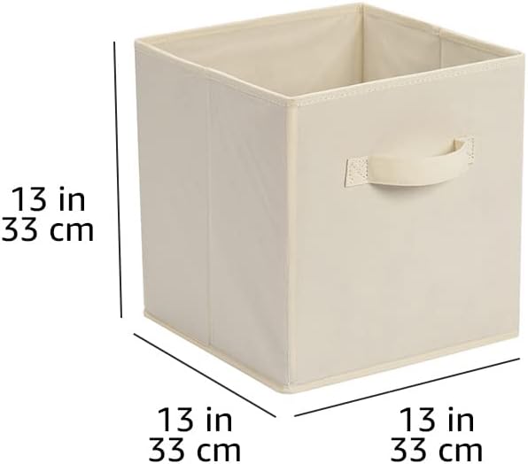 Collapsible cube folded flat for compact storage