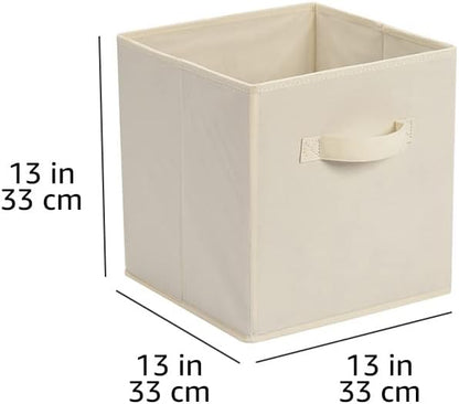 Collapsible cube folded flat for compact storage