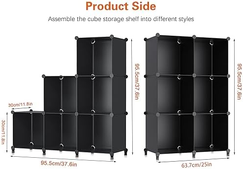 Six-cube storage measurements and capacity